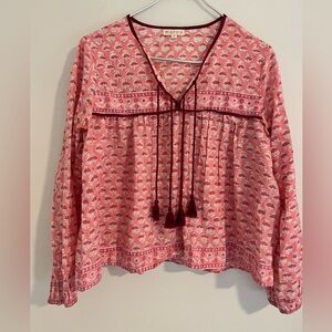 Marea Block Print Top